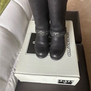 Frye Veronica Harness Classic Motorcycle boot.